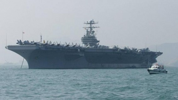 US deploys carrier, bombers in Middle East to warn Iran