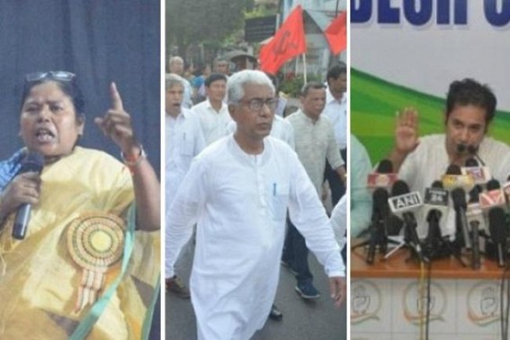 Tripura Re-Poll : No party is happy with ECI’s after repoll announcement under different types of reasons Tripura Re-Poll : No party is happy with ECI’s after repoll announcement under different types of reasons