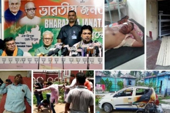 Massive violence goes nonstop in Tripura : Biplab Deb calls Opposition for â€˜Constructive Criticismâ€™