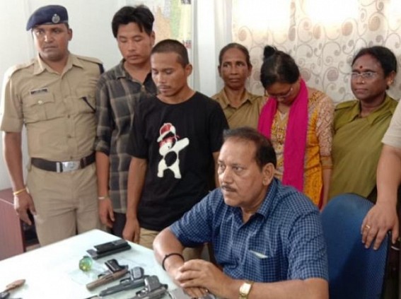 3 arrested while importing pistols in Tripura via Deoghar-Agartala Express