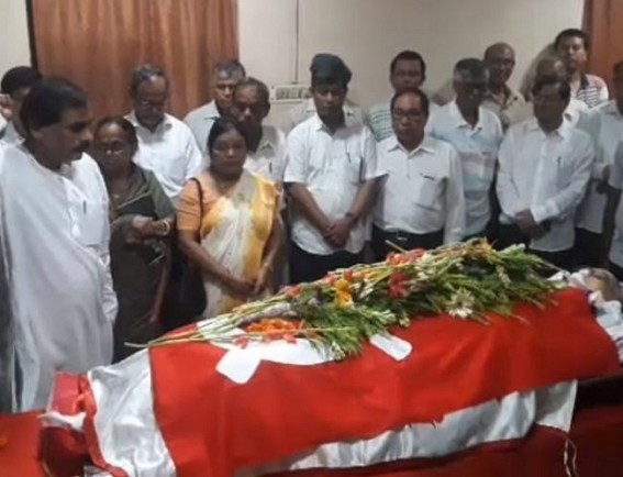 Comrade Mangleswari Debbarma, wife of Tripura former CM Dasarath Deb passed away