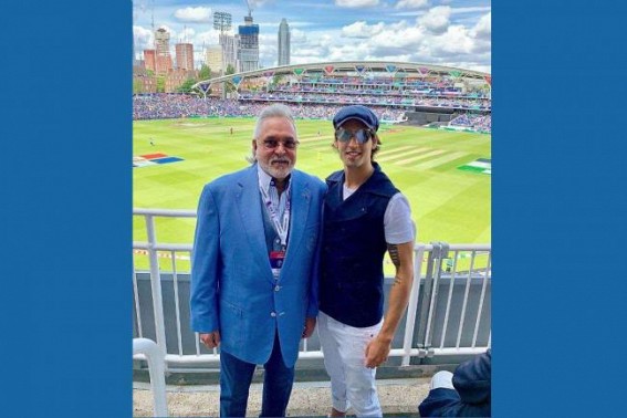 Mallya spotted at India-Australia World Cup match Mallya spotted at India-Australia World Cup match