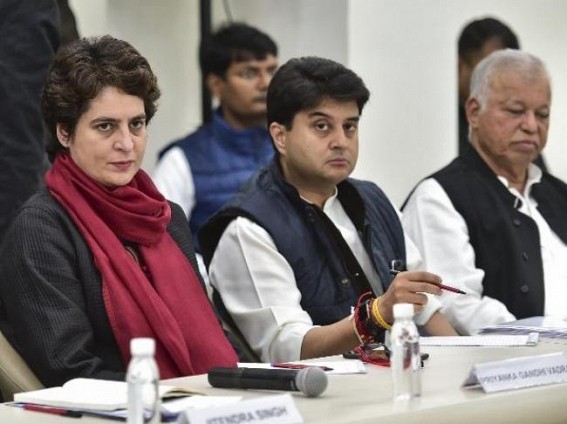 Priyanka, Scindia to hold poll result review meets Priyanka, Scindia to hold poll result review meets
