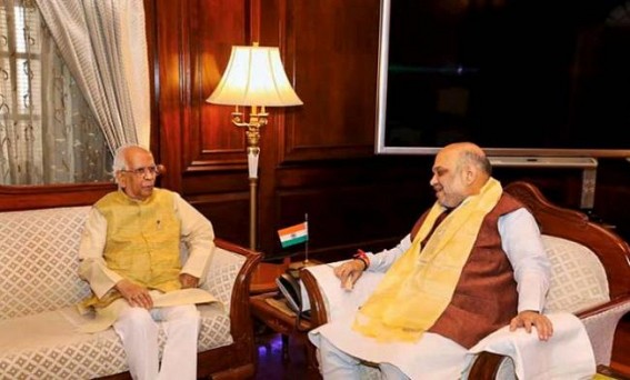 Governor meets Modi, Shah amid Bengal violence Governor meets Modi, Shah amid Bengal violence
