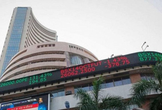 Markets open in red: Sensex down 160 points