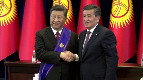 Chinese President awarded Kyrgyzstan's highest honour Chinese President awarded Kyrgyzstan's highest honour