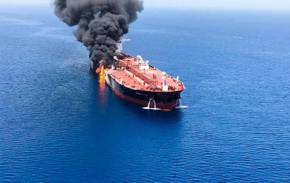 Russia condemns attack on oil tankers in Gulf of Oman