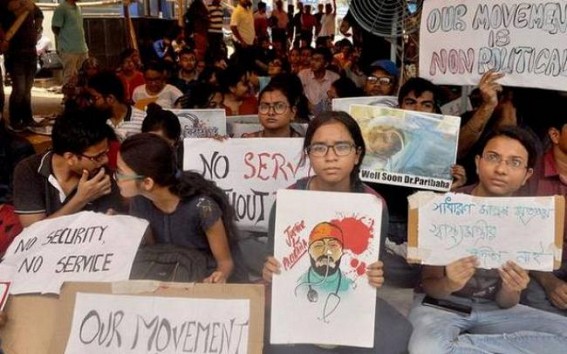 Striking doctors reject Mamata's call for talks Striking doctors reject Mamata's call for talks