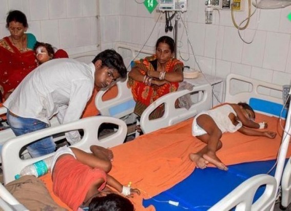 Indian media busy in Doctors' strike : Children's death toll crossed 100 in Bihar