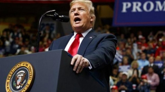 Trump launching re-election campaign defiantly facing odds 