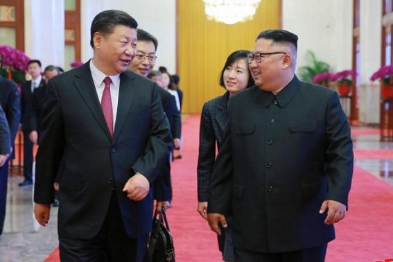 Xi returns to China after N. Korea state visit Xi returns to China after N. Korea state visit