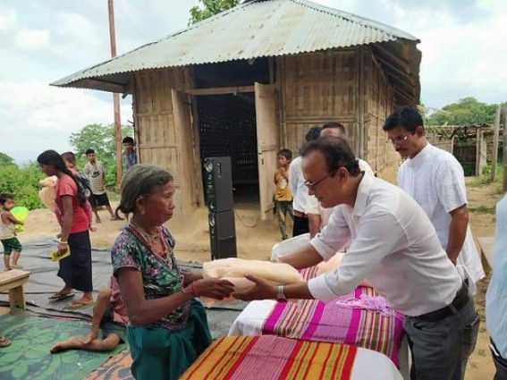 Malaria hits Tripura : Mosquito net distribution by â€˜Anikâ€™ social organization