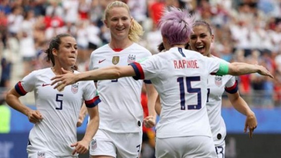 US edge past Spain to advance to Women's WC quarters