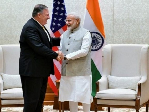 US Secretary of State Mike Pompeo meets Modi