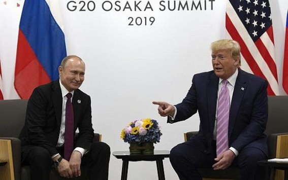 Don't meddle in 2020 polls: Trump jokes to Putin 