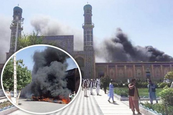 10 injured in Afghanistan mosque blast 10 injured in Afghanistan mosque blast