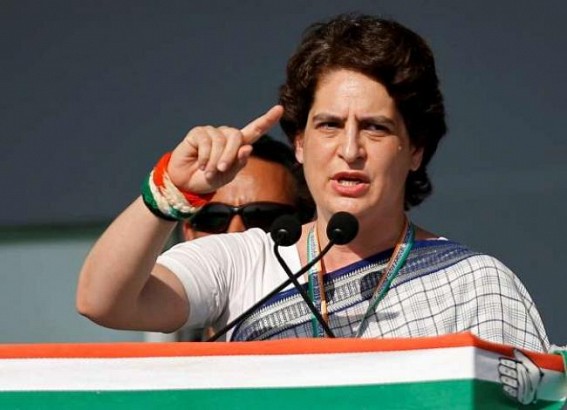Priyanka slams UP's law and order; Police responds Priyanka slams UP's law and order; Police responds