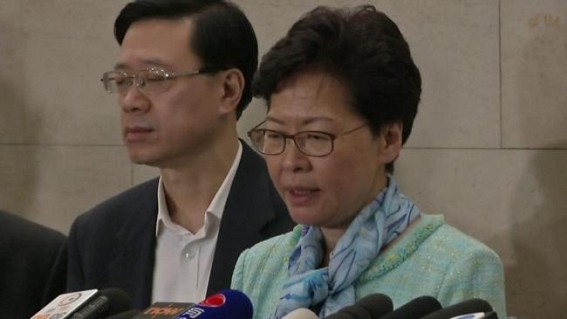Hong Kong protests: Lam condemns 'extreme use of violence'