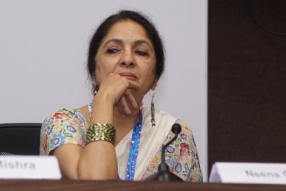 Ayushmann's on-screen mom Neena Gupta stuns in saree