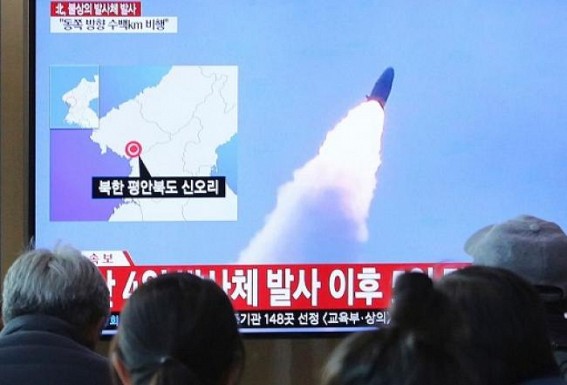 N. Korea fires 2 short-range missiles into East Sea N. Korea fires 2 short-range missiles into East Sea