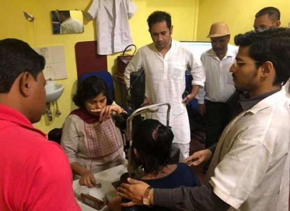 Tripura Congress President met Laisa Debbarma at Guwahati hospital Tripura Congress President met Laisa Debbarma at Guwahati hospital