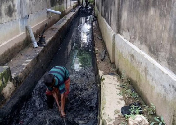 Tripura CM’s strong push forces AMC start Drain Cleanings after 10 yrs gap Tripura CM’s strong push forces AMC start Drain Cleanings after 10 yrs gap
