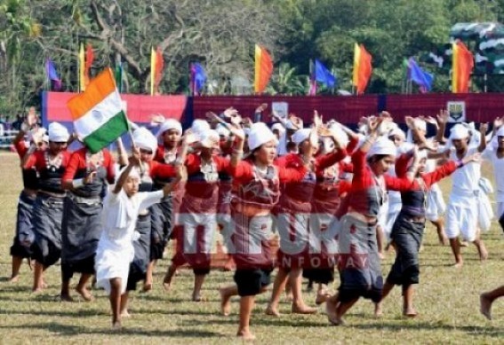 Tripura schools started preparation for Independence Day Tripura schools started preparation for Independence Day