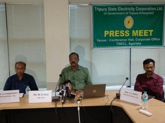 TSECL increased 18.8% in meter reading TSECL increased 18.8% in meter reading