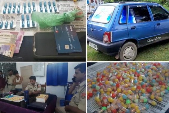 Massive Narcotics Smuggling, Yaba, Heroin, contraband items gripped Tripura : Udaipur Police seized Heroin, Brown Sugar, Yaba tablets, 2 arrested Massive Narcotics Smuggling, Yaba, Heroin, contraband items gripped Tripura : Udaipur Police seized Heroin, Brown Sugar, Yaba tablets, 2 arrested