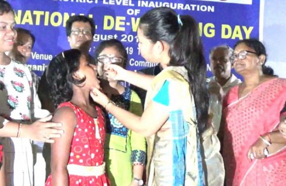 Social Welfare Minister inaugurates national deworming day 