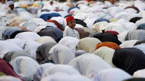 Muslims celebrate Eid al-Adha religious holiday Muslims celebrate Eid al-Adha religious holiday