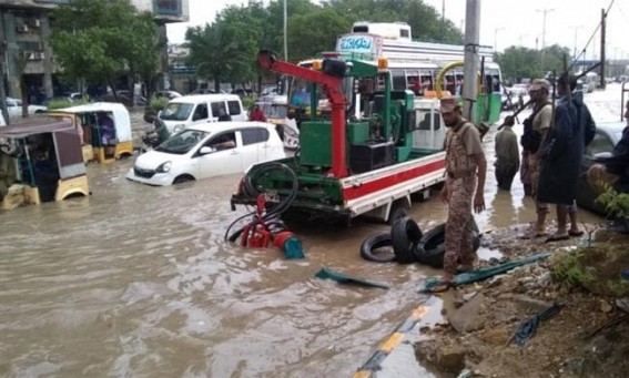 12 killed, power outages as rains batter Karachi