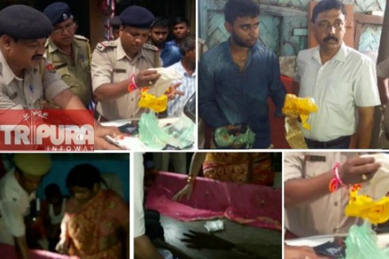 Tripura Police’s strong actions against Drug Mafias continue : 10000 Yaba tablets, 150 Drugs boxes, Chorex, liquors worth Rs 50 lakhs seized Tripura Police’s strong actions against Drug Mafias continue : 10000 Yaba tablets, 150 Drugs boxes, Chorex, liquors worth Rs 50 lakhs seized