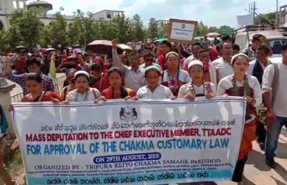 Tripuri Chakmas demand implementation of Customary laws in ADC 