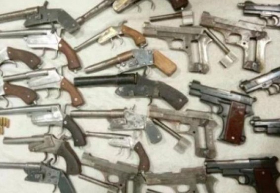 Illegal arms and explosives seized in Kolkata, 2 held