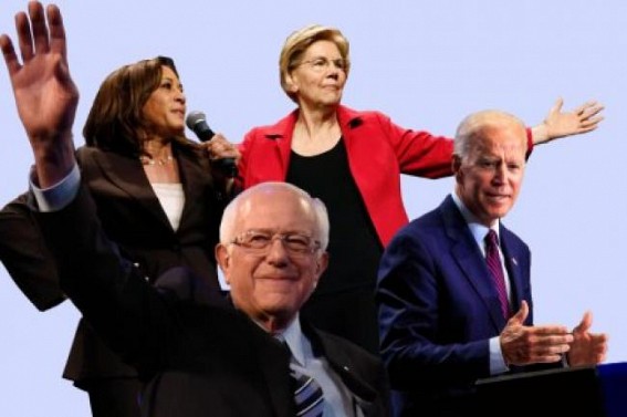 Biden, Warren, Sanders emerge as Democratic forerunners Biden, Warren, Sanders emerge as Democratic forerunners