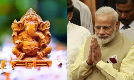 Modi greets nation on Ganesh Chaturthi Modi greets nation on Ganesh Chaturthi