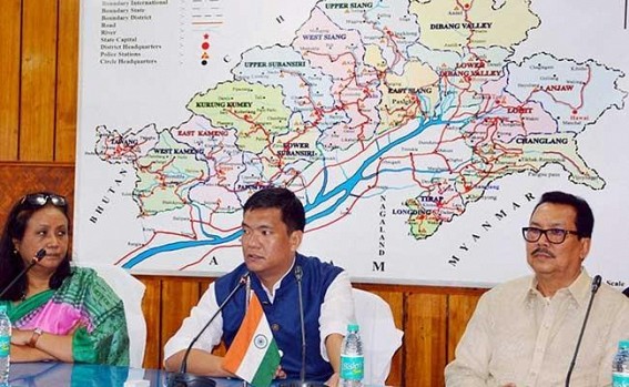 Arunachal CM reviews railway projects in the state