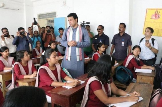 Tripura CM interacted with Students on Teachers Day Tripura CM interacted with Students on Teachers Day
