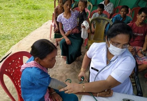 Assam Rifles continues ‘social works’, Medical camp held at Gomati District Assam Rifles continues ‘social works’, Medical camp held at Gomati District