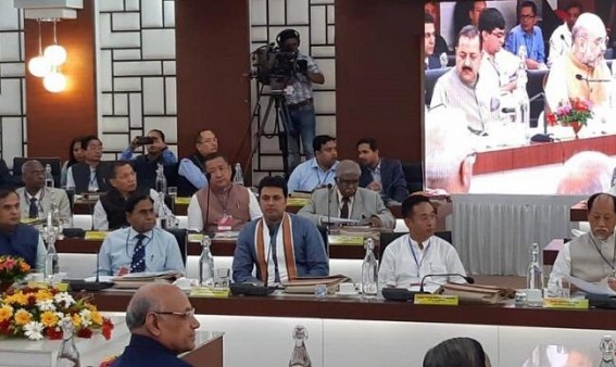 Amit Shah chairs NEC meet : Tripura CM pressed on Developmental issues, urged NEC officials for field visits