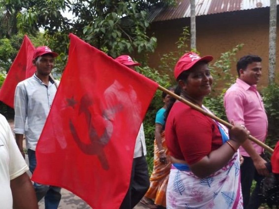 By-election campaigning on peak in Tripura : BJP, Congress, CPI-M called public to vote for development