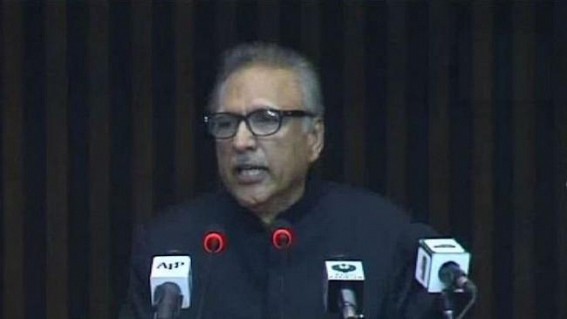 Pak answered India's aggression with responsibility: Alvi Pak answered India's aggression with responsibility: Alvi