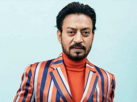 Irrfan Khan spotted at airport in wheelchair Irrfan Khan spotted at airport in wheelchair