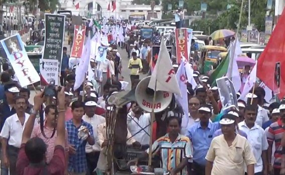 DYF, TYF’s massive rally floods Agartala DYF, TYF’s massive rally floods Agartala