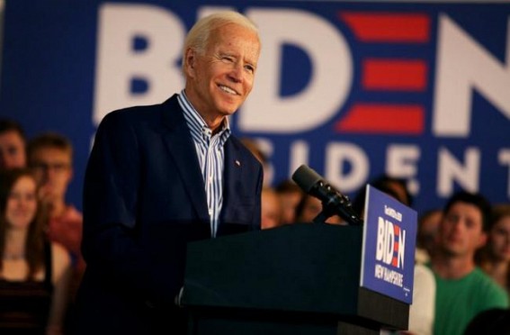Biden leads Democratic presidential race in new poll