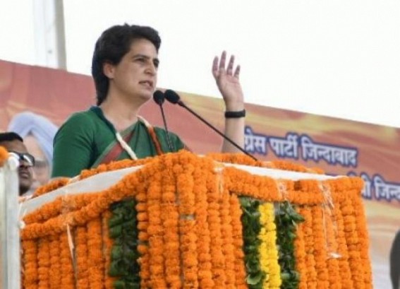 Priyanka questions Yogi government on Chinmayanand issue Priyanka questions Yogi government on Chinmayanand issue
