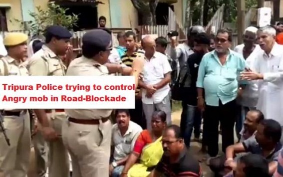 Panic, Violence in Tripura By-Election : FIR lodged against BJP activists ! Rigging, threatening allegation against BJP MLA Ramprasad Pal’s hooligans, CPI-M candidate blacked Road Panic, Violence in Tripura By-Election : FIR lodged against BJP activists ! Rigging, threatening allegation against BJP MLA Ramprasad Pal’s hooligans, CPI-M candidate blacked Road