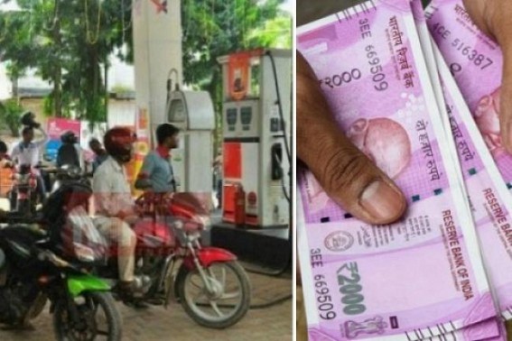 Fuel Prices shoot up for 8th straight day causing â€˜depressing marketsâ€™ : Petrol price in Agartala today goes at Rs. 74.88, Diesel Ra. 69.34, higher than Delhi