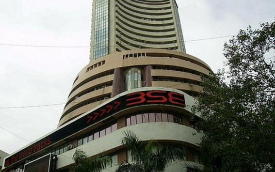 Equity indices open lower, Sensex down 330 points